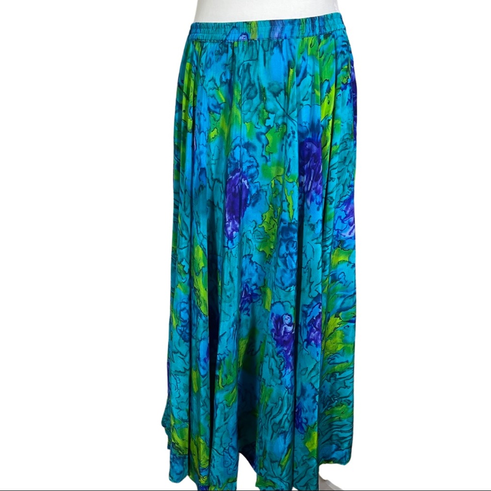 Diane Gilmore maxi skirt 100% silk size small